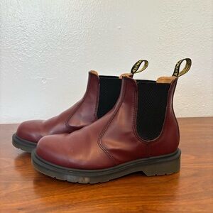 Dr. Martens 2976 Burgundy Chelsea Boots